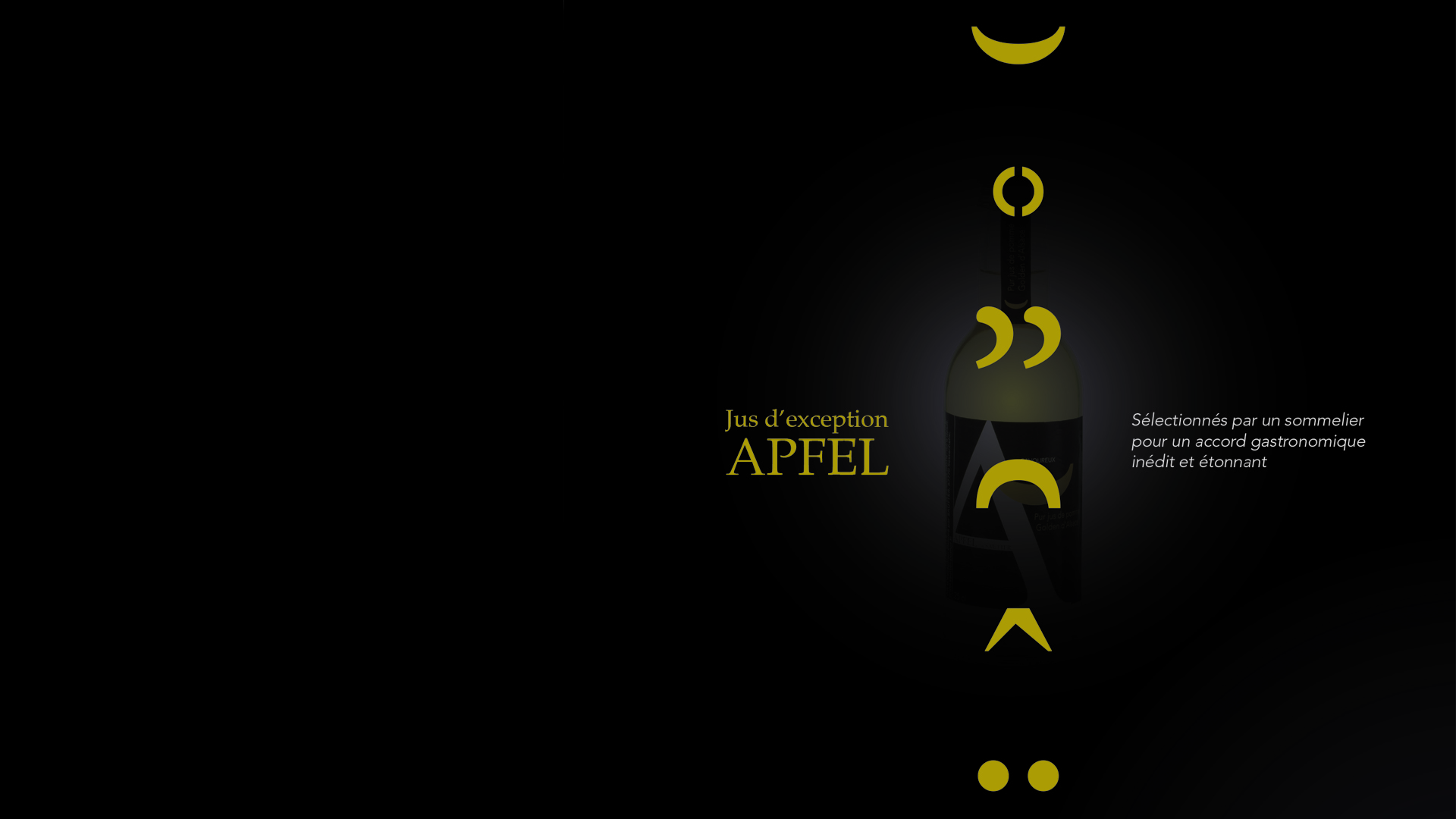 Présentation de l'identité visuelle de la gamme de jus d'exception Apfel de Sautter Pom'or
